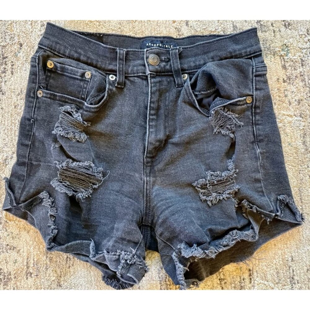 Aeropostale Women’s Shorts Size 4 Black